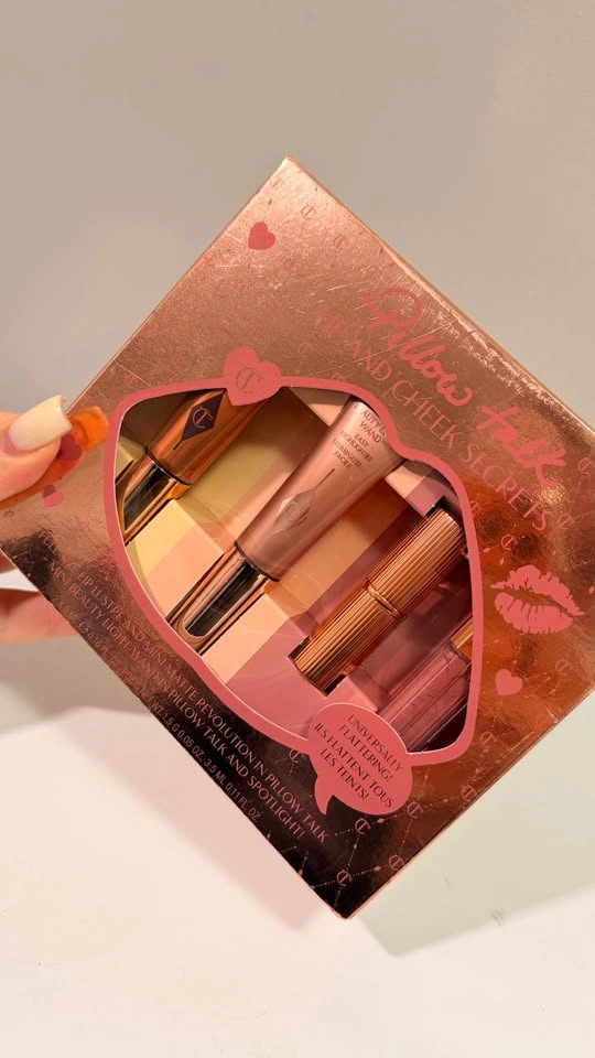 Charlotte Tilbury Pillow Talk Lip & Cheek Set - Brand New - photo 2