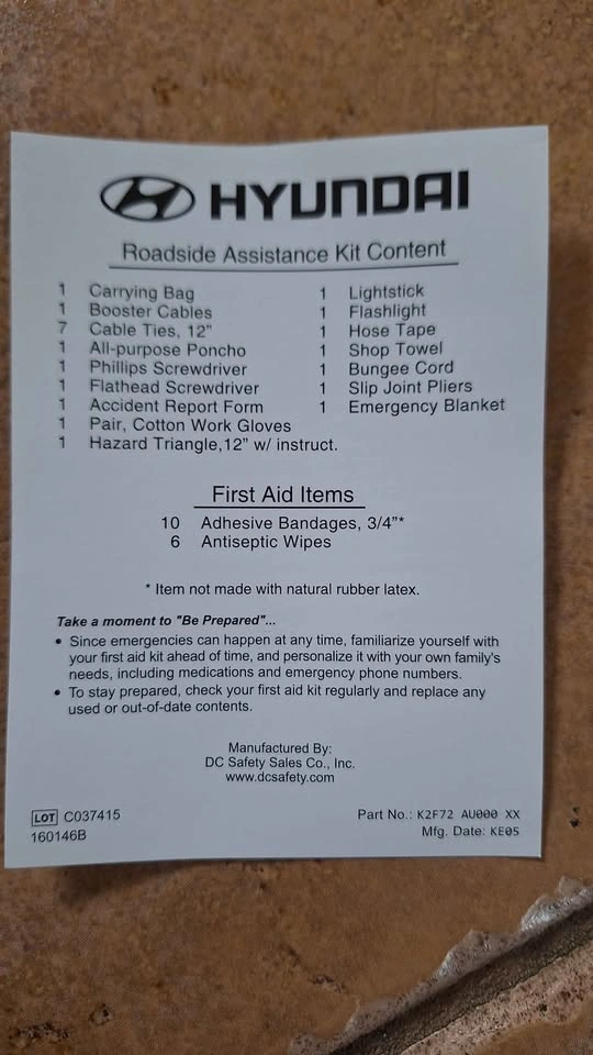 New Roadside Emergency Kit - photo 3