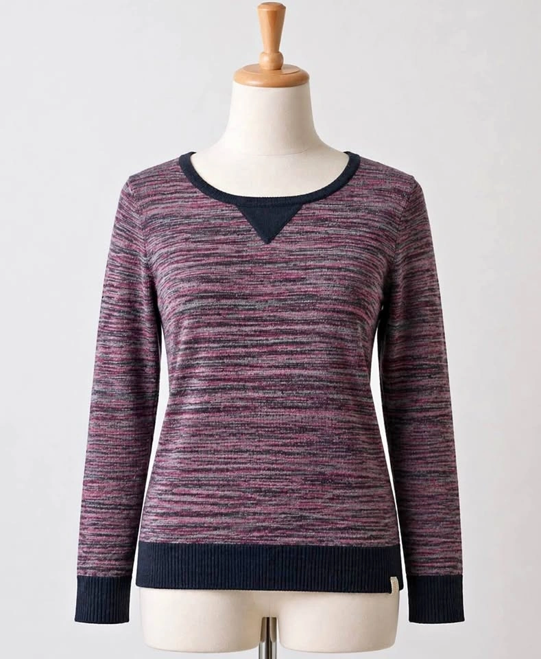 Striped Long-Sleeve Sweater XS