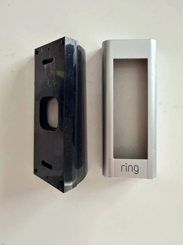 RING Doorbell Faceplate & 3 Angled Wall Mounts (15° each)