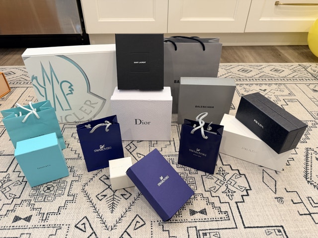 Various Luxury Brand Boxes