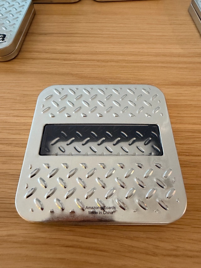 Amazon Gift Card Tin Cases (empty) - photo 3