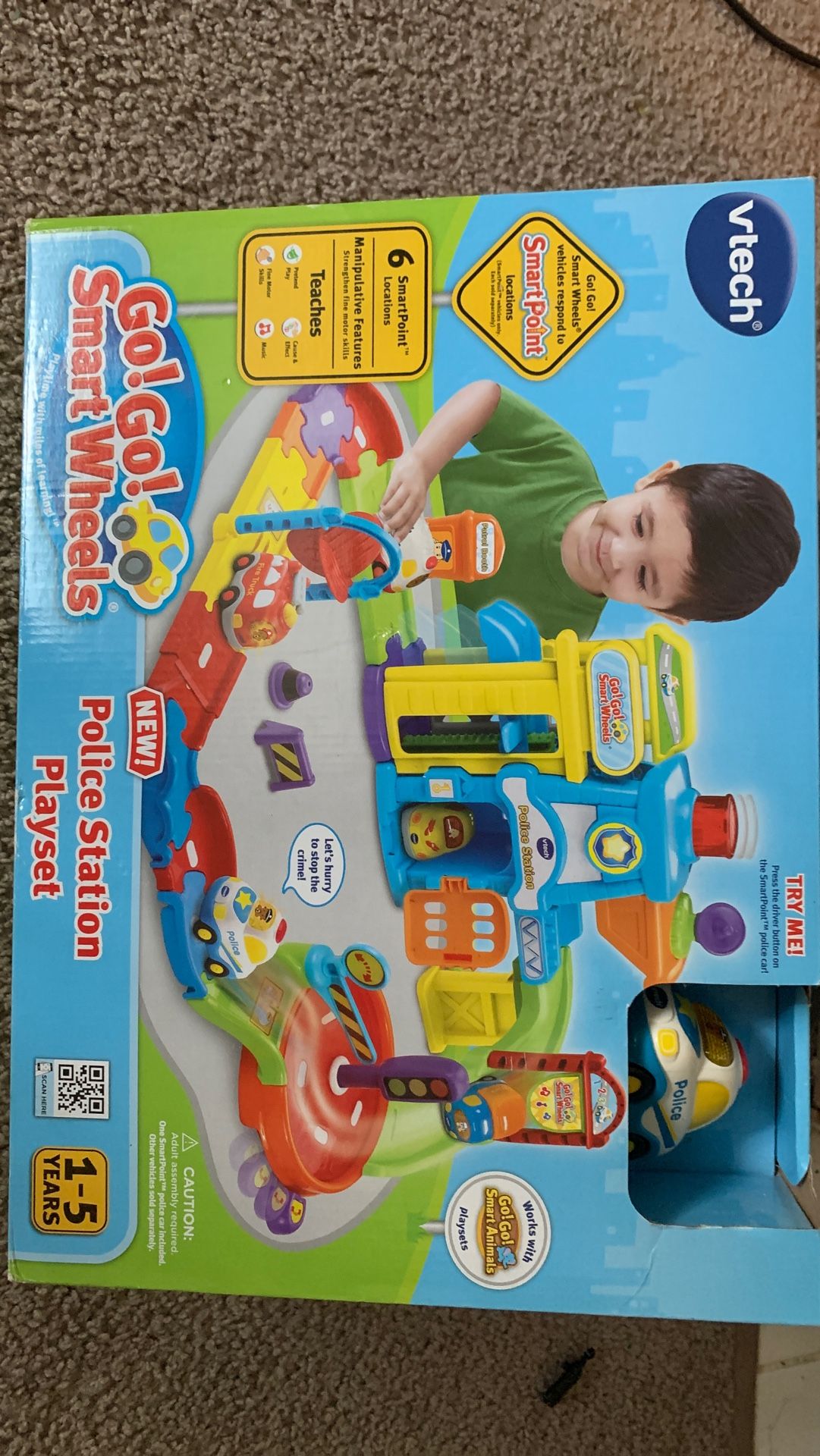 Vtech Go Go! Smart Wheels Police Station Set