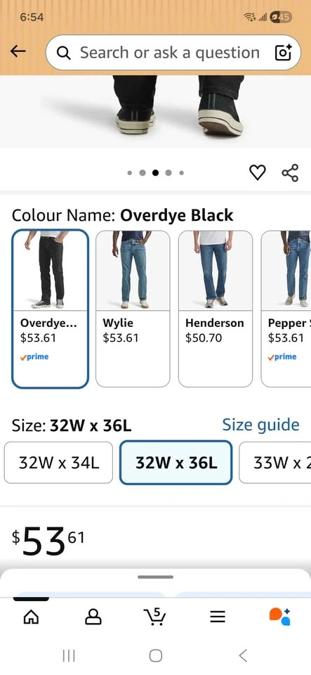 Lee Regular Straight Jeans Overdye Black 32 x 36 - photo 2