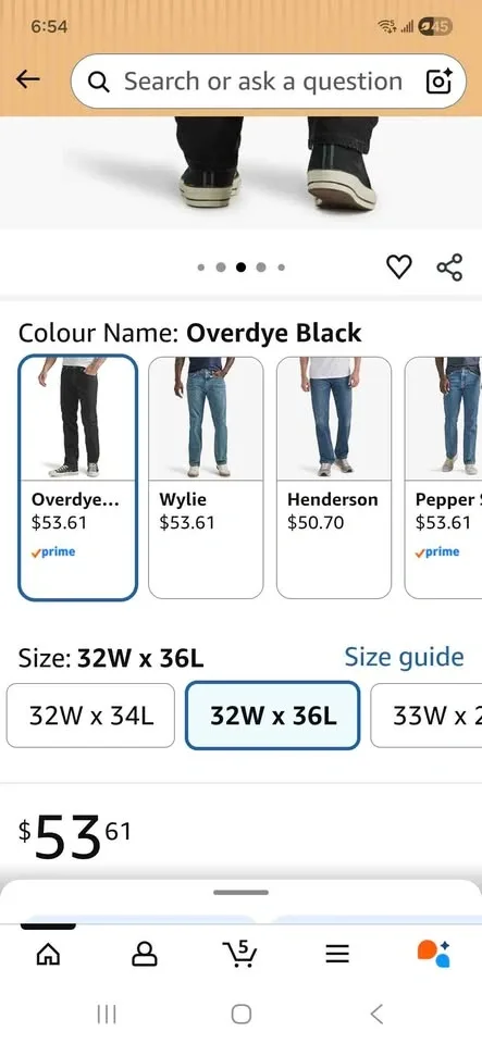Lee Regular Straight Jeans Overdye Black 32 x 36 - photo 2