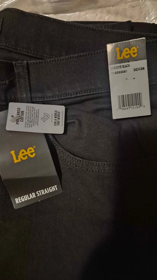 Lee Regular Straight Jeans Overdye Black 32 x 36 - photo 4