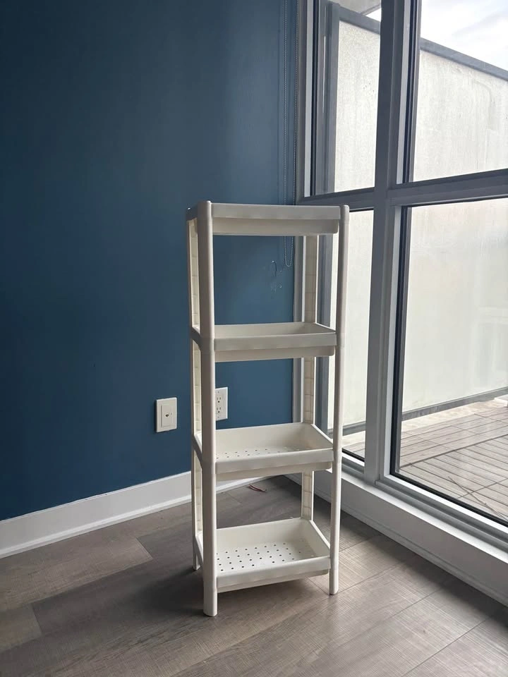 4-tier White Shelf MOVING SALE - photo 2
