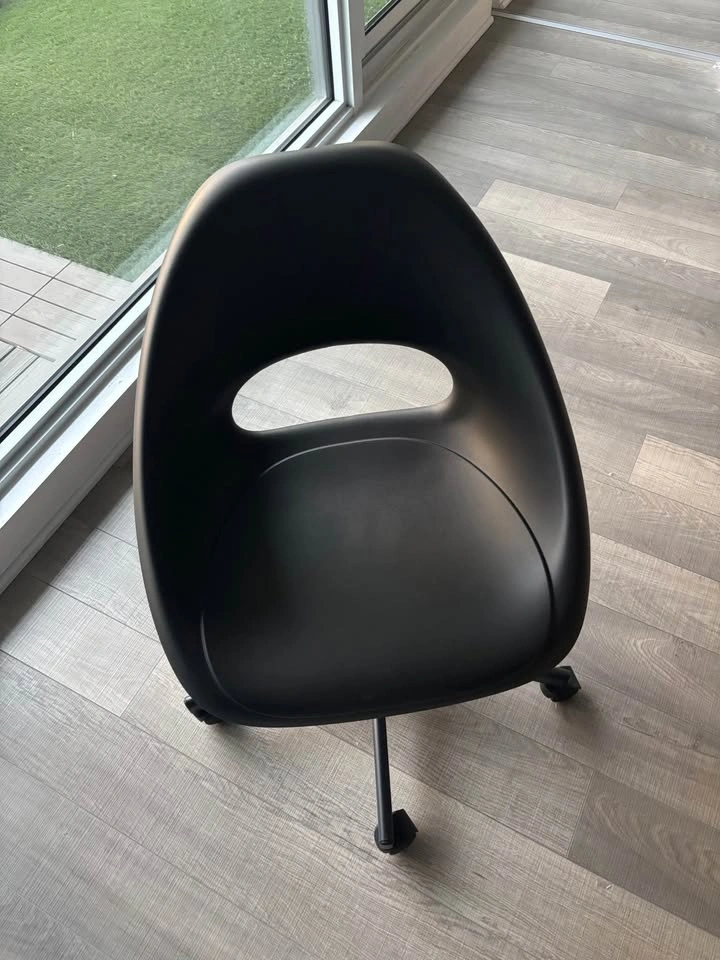 Black Wheeled Chair MOVING SALE - photo 3