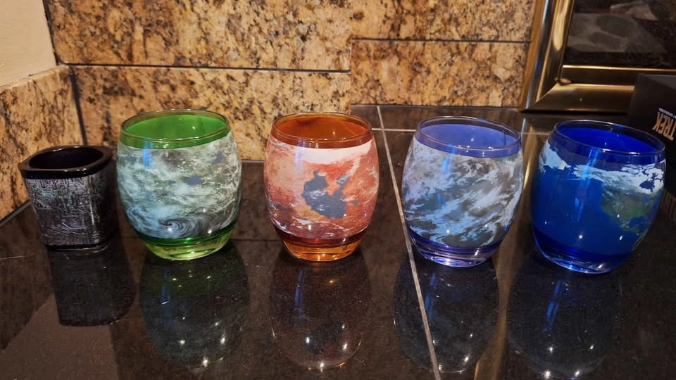 Star Trek 5 Piece Glass Set