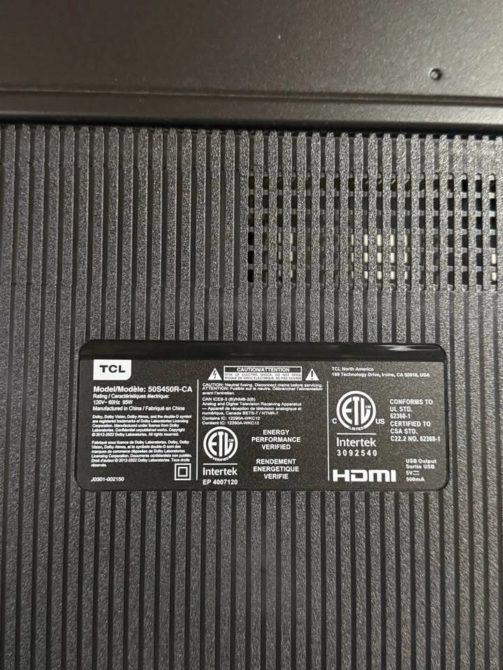50" TCL Roku TV - photo 2