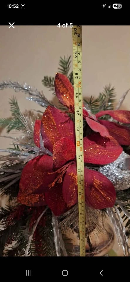 Winter/Holiday Floral Arrangement - photo 4
