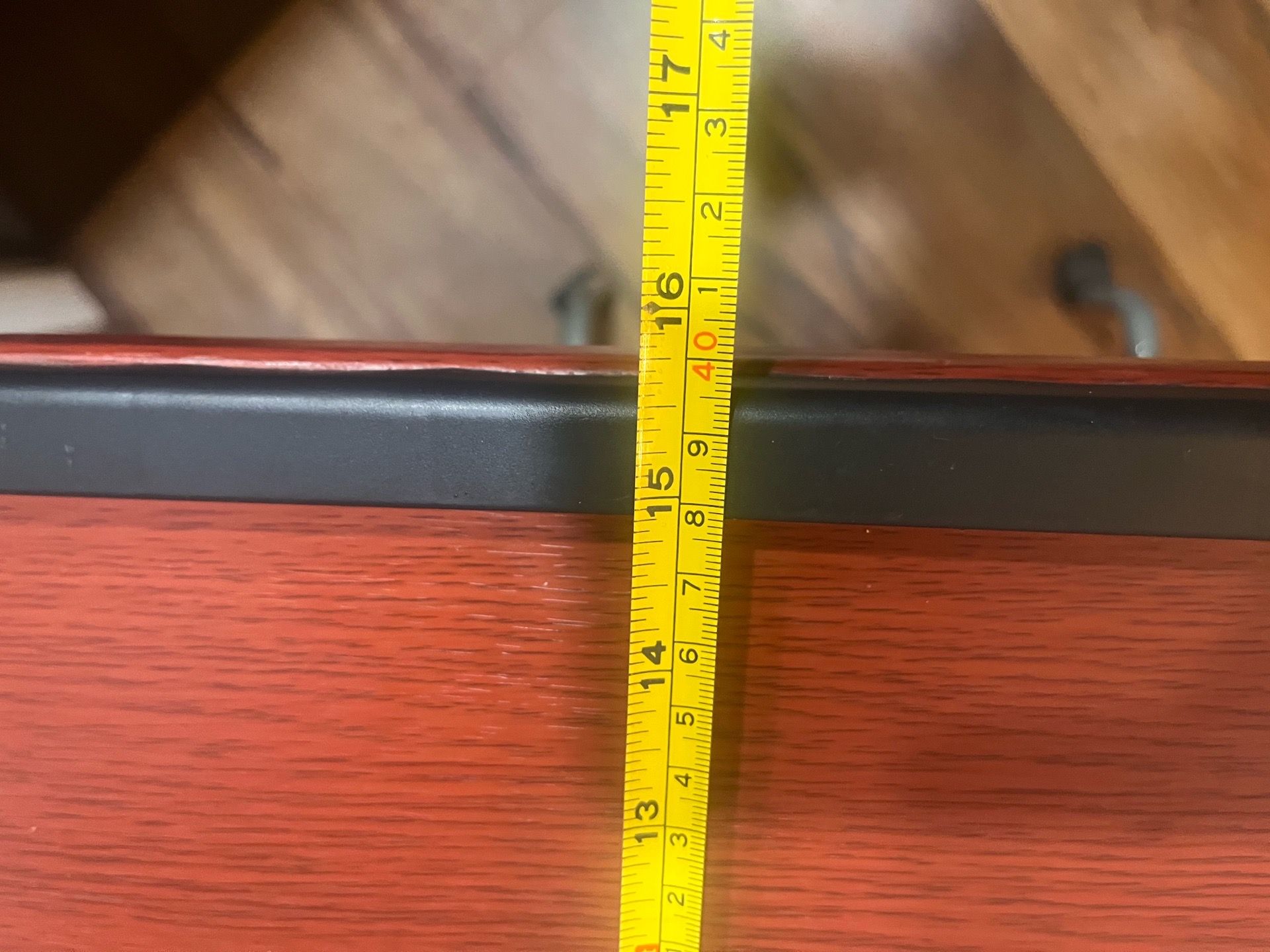 Mid Century Wooden Writing Desk Adjustable Drafting Table - photo 4