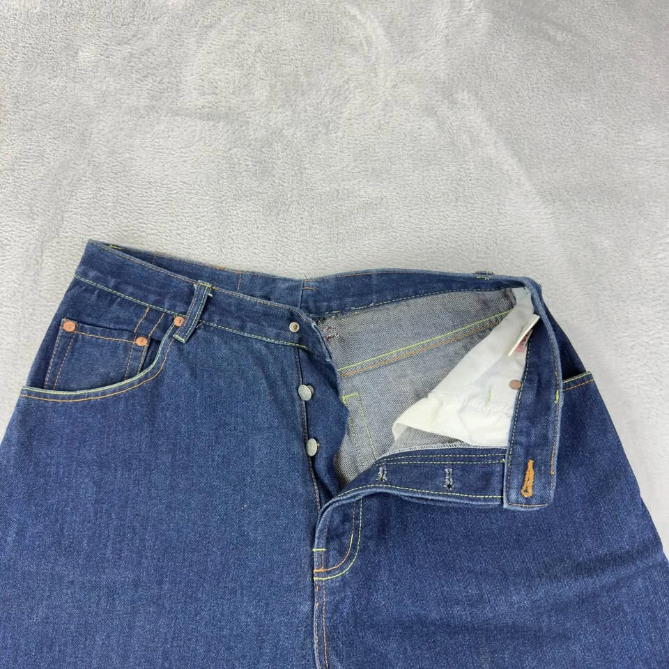 Vintage Evisu Men's Size 32 W X 27 L Button Fly Jeans - photo 4