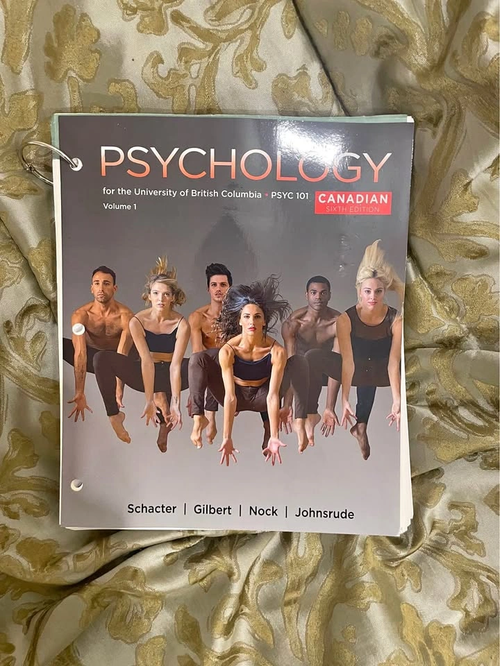 UBC PSYC 101 Psychology Textbook Vol 1 - Canadian 6th Ed