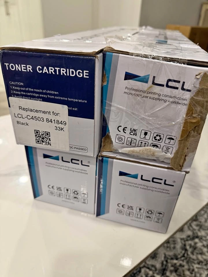 Toner Cartridge Set C4503 – Black, Yellow, Magenta, Cyan