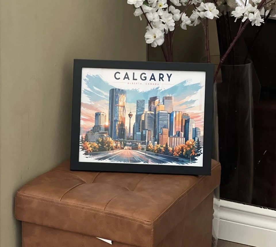 🇨🇦 Calgary Framed Art – Modern City Vibes for Your Space! 🖼️ - photo 2