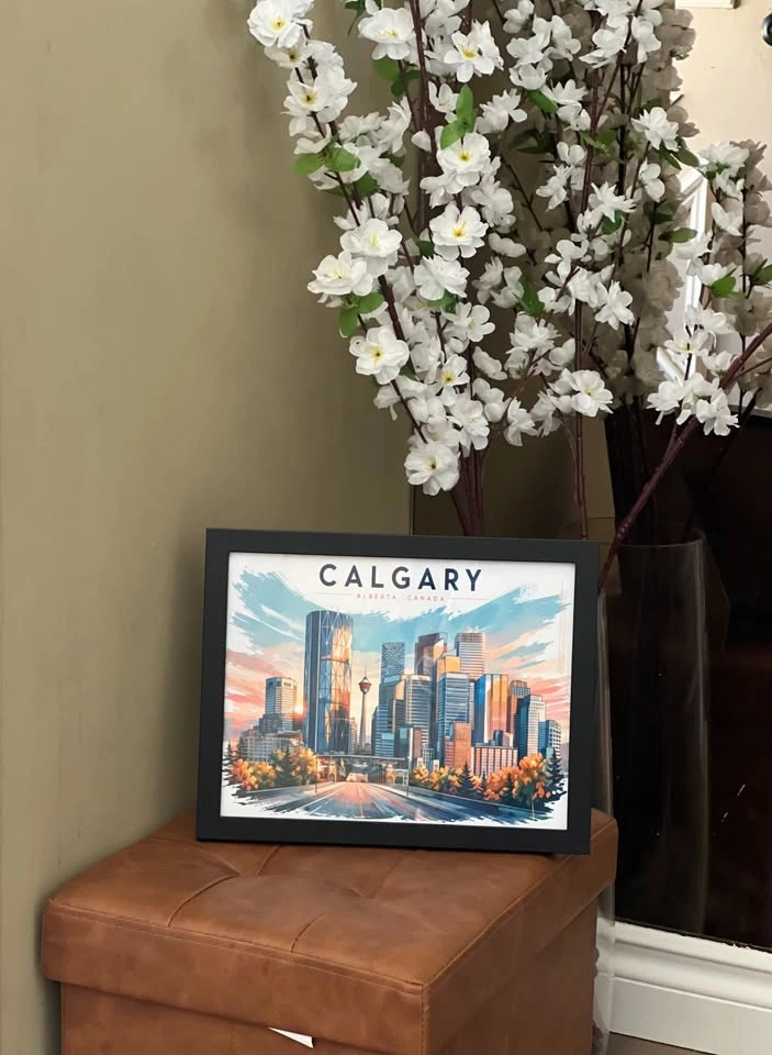 🇨🇦 Calgary Framed Art – Modern City Vibes for Your Space! 🖼️ - photo 3
