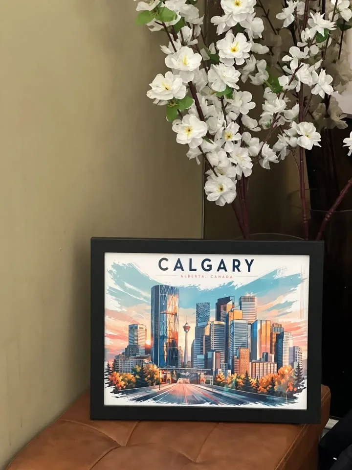 🇨🇦 Calgary Framed Art – Modern City Vibes for Your Space! 🖼️ - photo 5