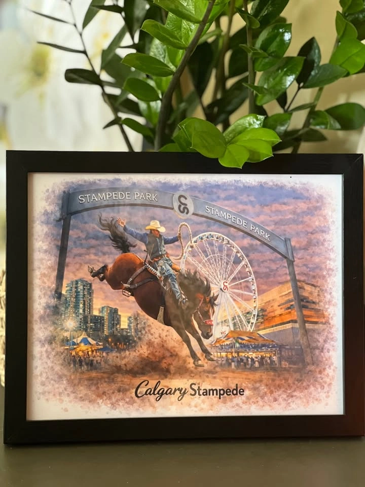 Iconic Calgary Stampede Framed Art - photo 2