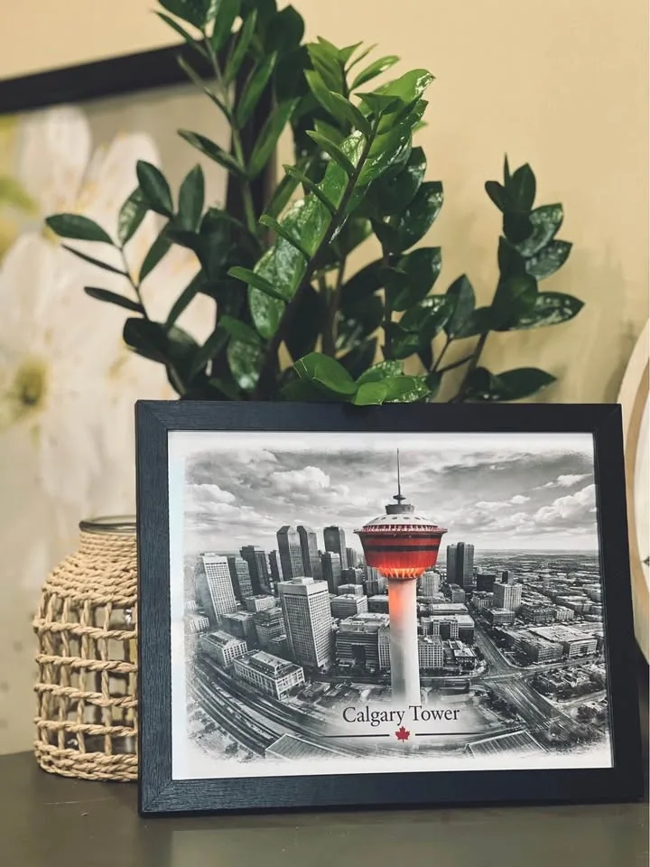 Elegant Calgary Tower Framed Art 🇨🇦✨ - photo 2