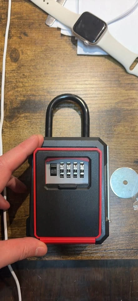 Metal Portable Combination Key Lock Box - photo 2