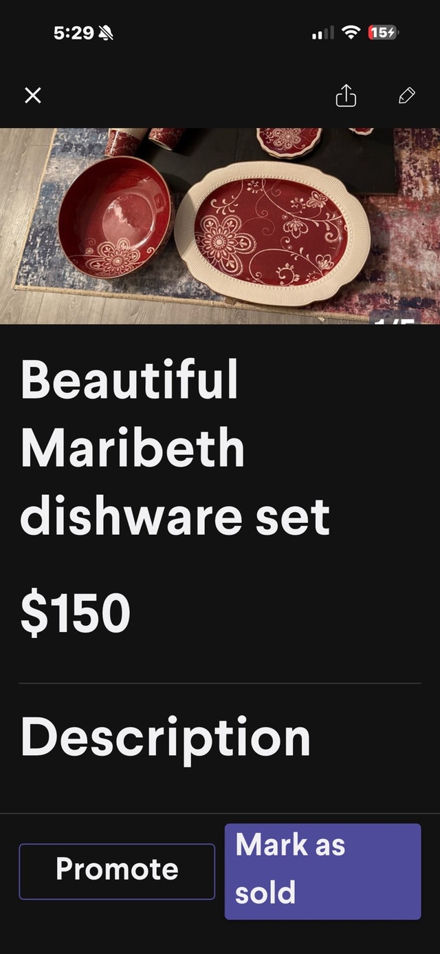 Maribeth Dish Set - photo 4