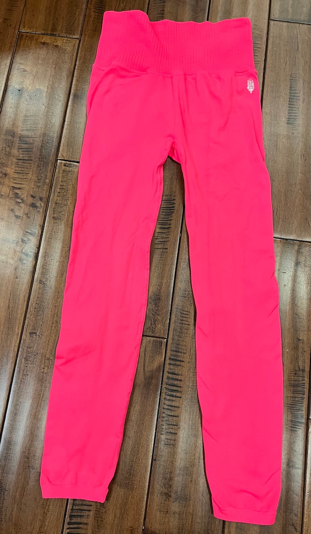 Free People Good Karma High-Rise 7/8 Leggings Tropical Pink - photo 3