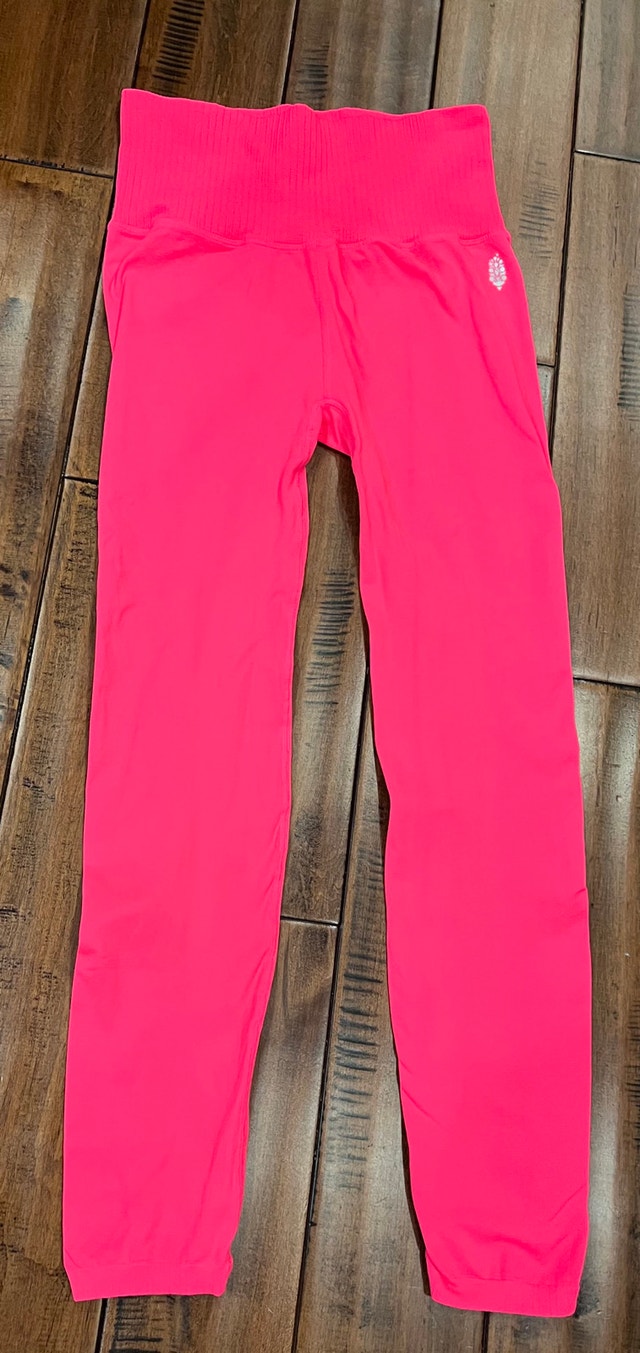Free People Good Karma High-Rise 7/8 Leggings Tropical Pink - photo 4