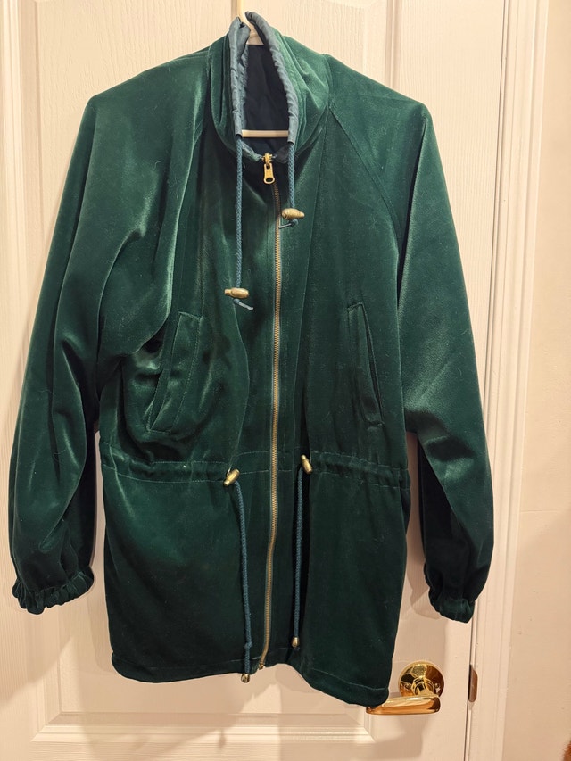 Emerald Velour Green Jacket
