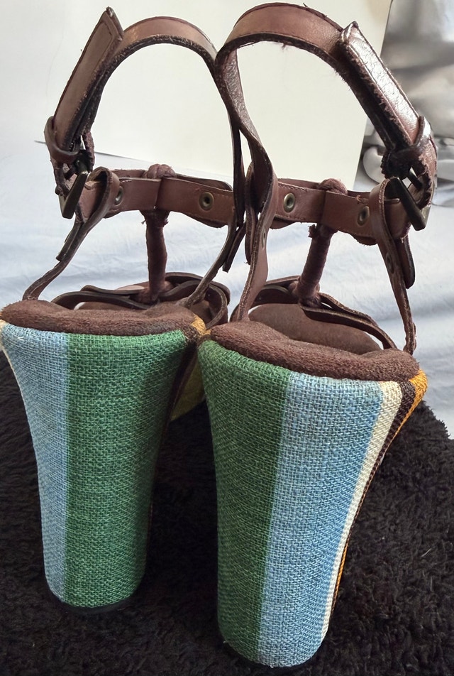 Vintage Nine West Wedge Sandals - photo 2