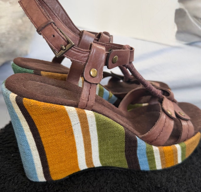 Vintage Nine West Wedge Sandals - photo 3