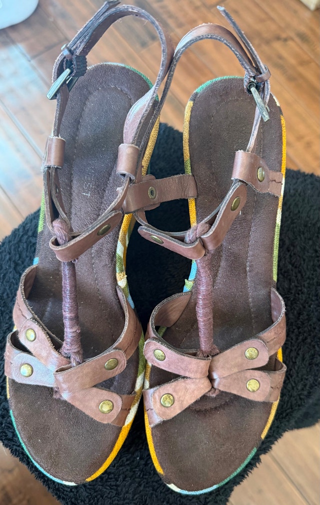 Vintage Nine West Wedge Sandals - photo 4