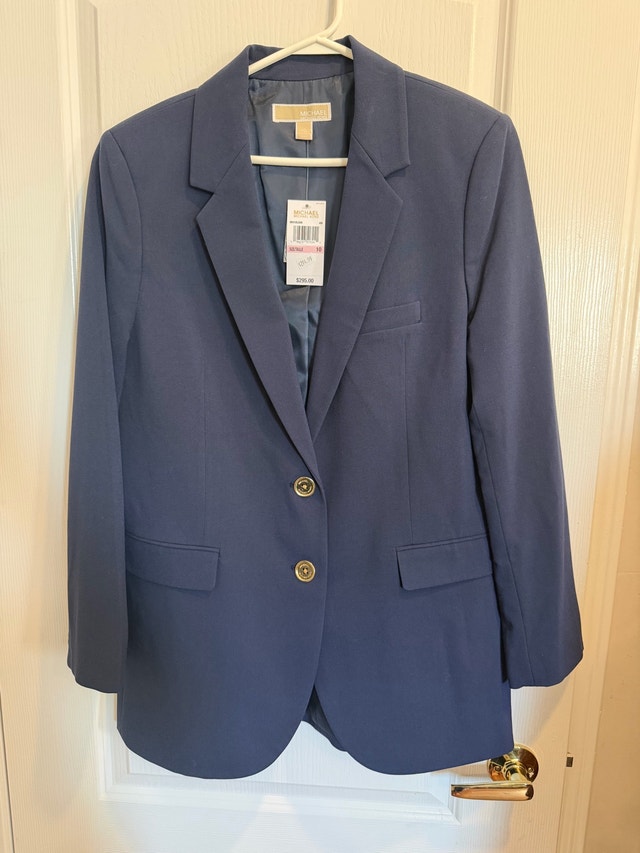 Michael Kors Blazer - Navy Blue, Size 10