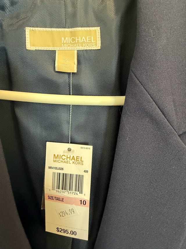 Michael Kors Blazer - Navy Blue, Size 10 - photo 3