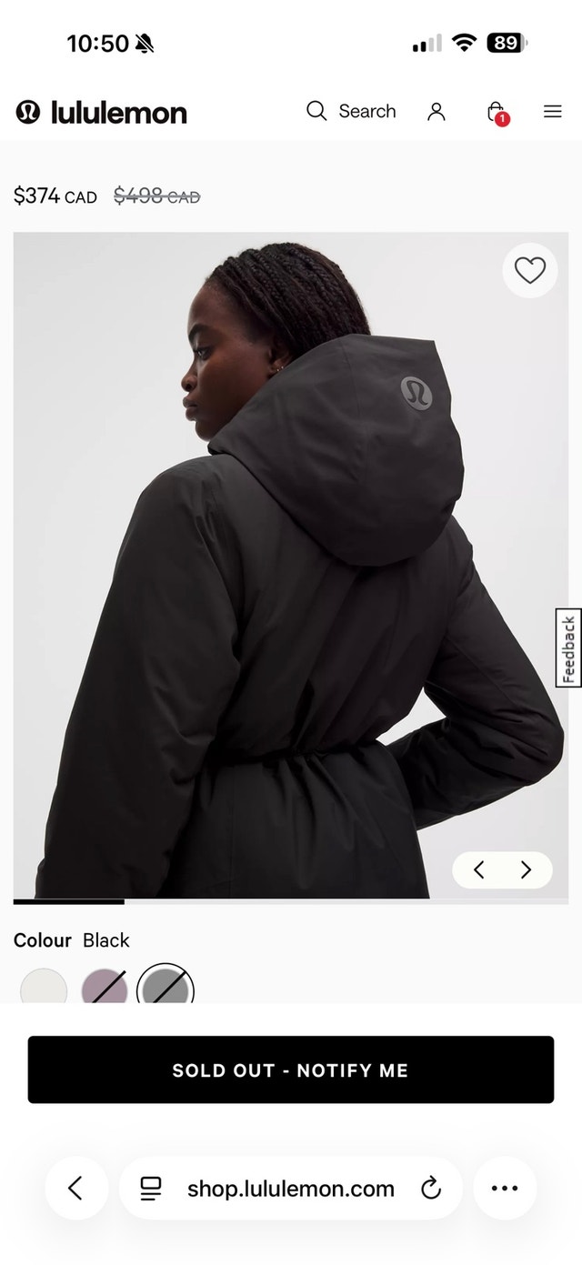 Lululemon Waterproof Insulated Cinch-Waist Parka - Size S - photo 5