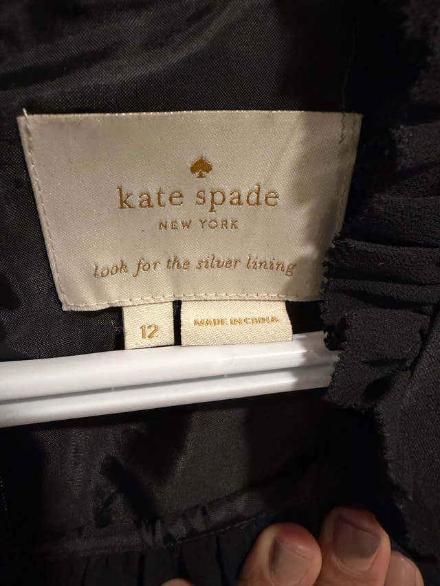Kate Spade New York Star Bright Velvet Bow Dress - photo 4