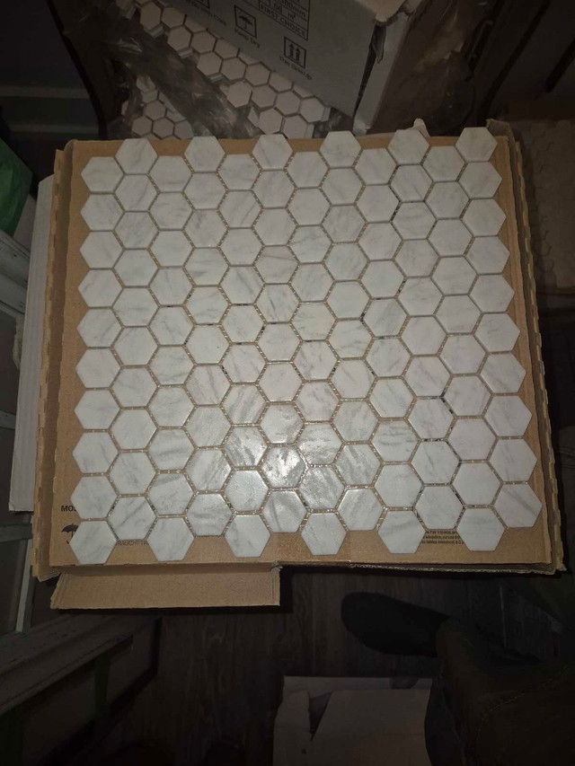 Onix 2" Hexagon Mosaic Tile