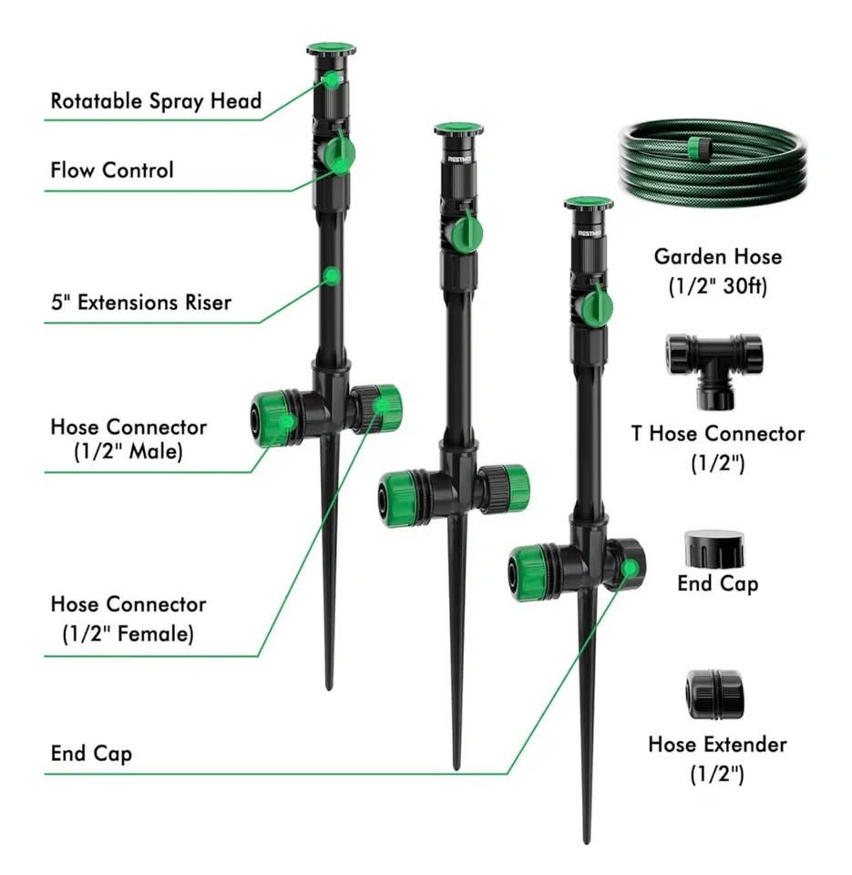 Flexible Sprinkler System with Metal Spike Base - photo 2