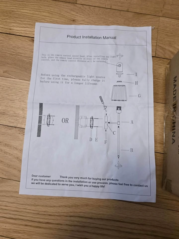 Brand new floor lamp with remote - photo 3