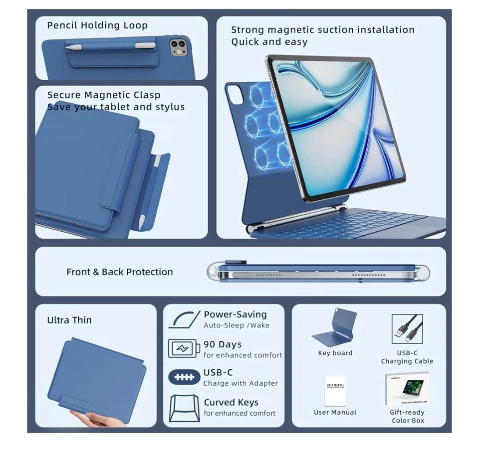 iPad Air 13" & iPad Pro 12.9" Case w/ Keyboard - photo 3