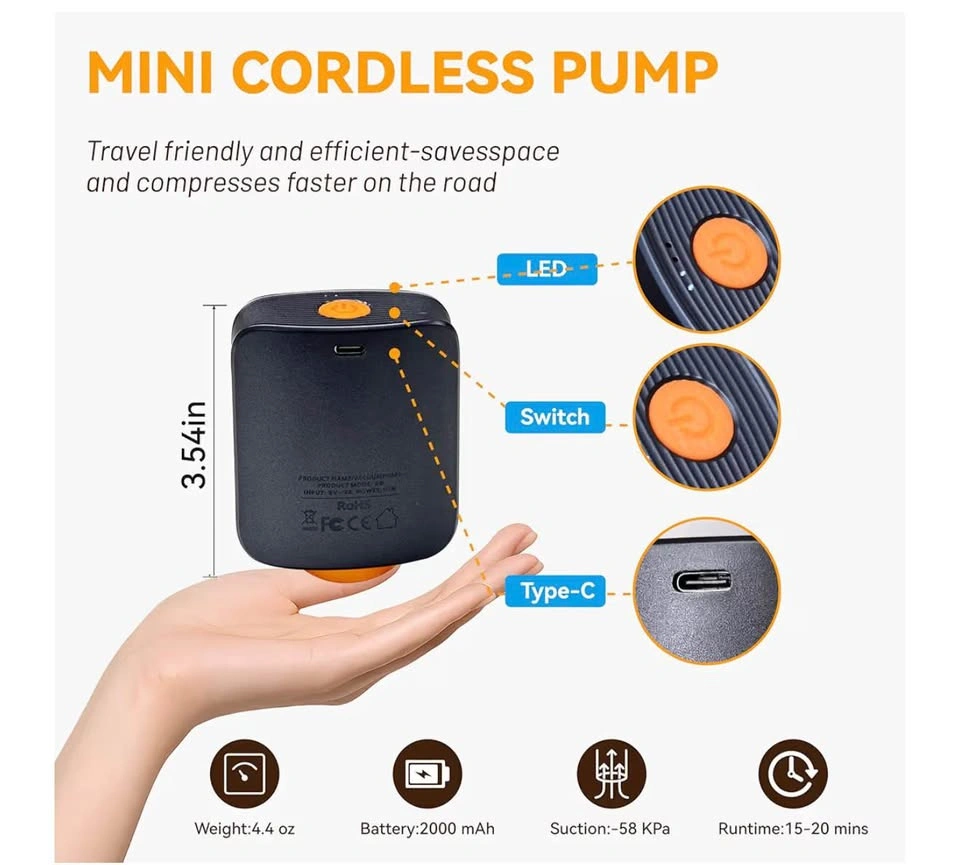 Vacuum Seal Bags for Clothing with Rechargeable Cordless Pump - photo 2