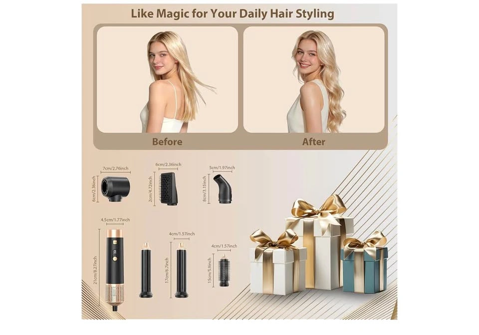 6 in 1 Hair Dryer Brush Set - photo 5