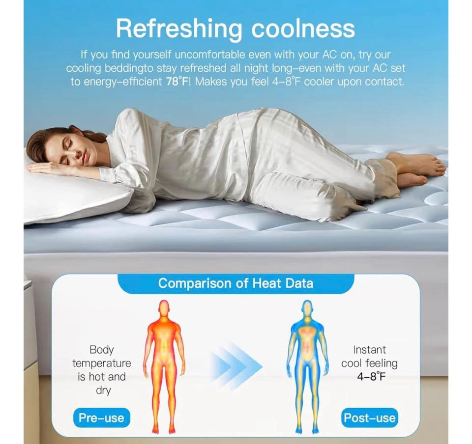 Cooling Mattress Topper Queen Size - photo 2