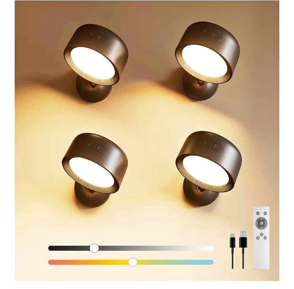 4 Pack Wall Sconces, Wall Light 18 Colors