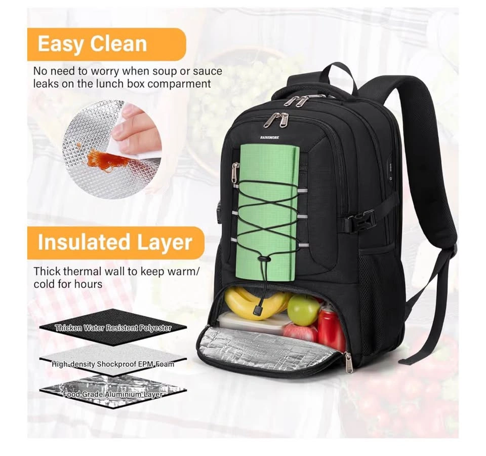 Insulated Lunch Backpack for Men Women - photo 2