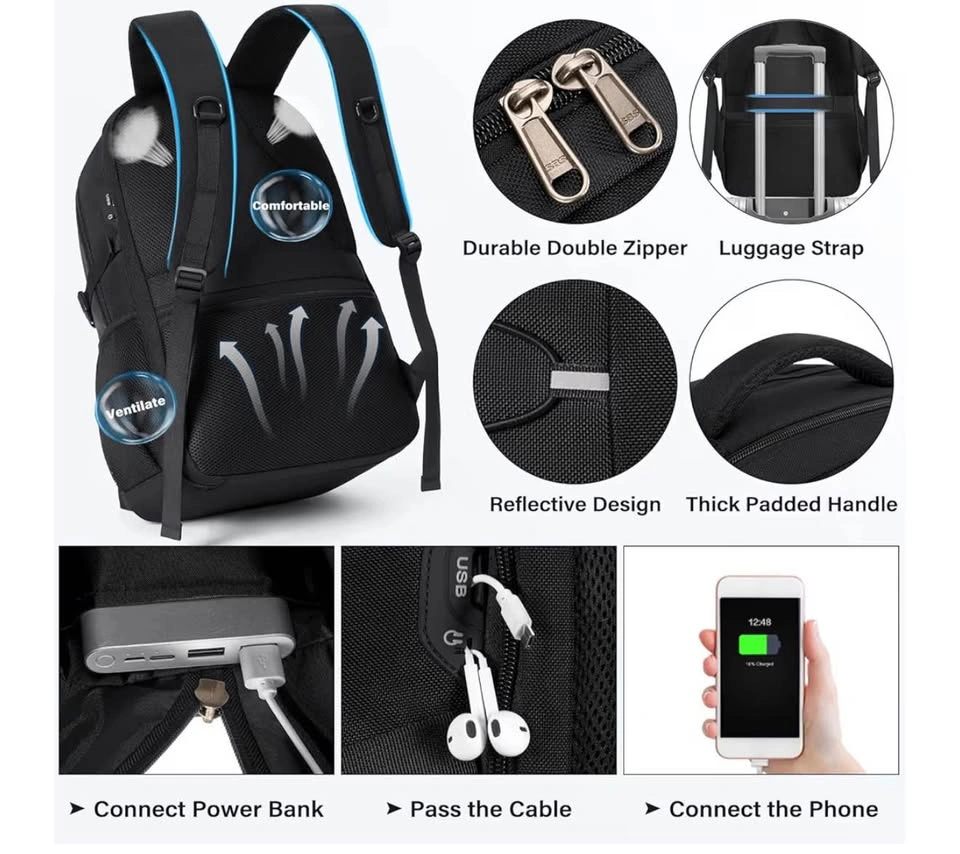 Insulated Lunch Backpack for Men Women - photo 3