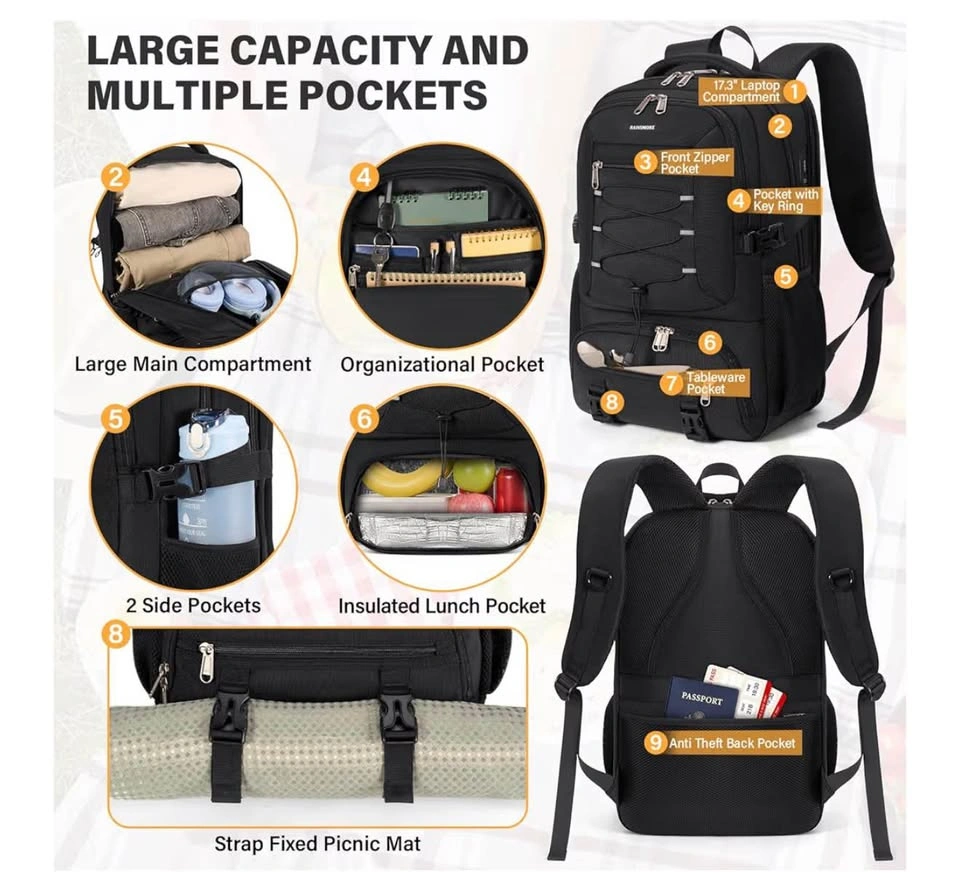 Insulated Lunch Backpack for Men Women - photo 4