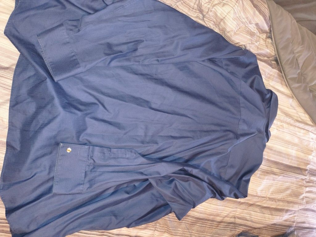 Eddie Bauer Blue Button-Down Shirt - 4XL - photo 4