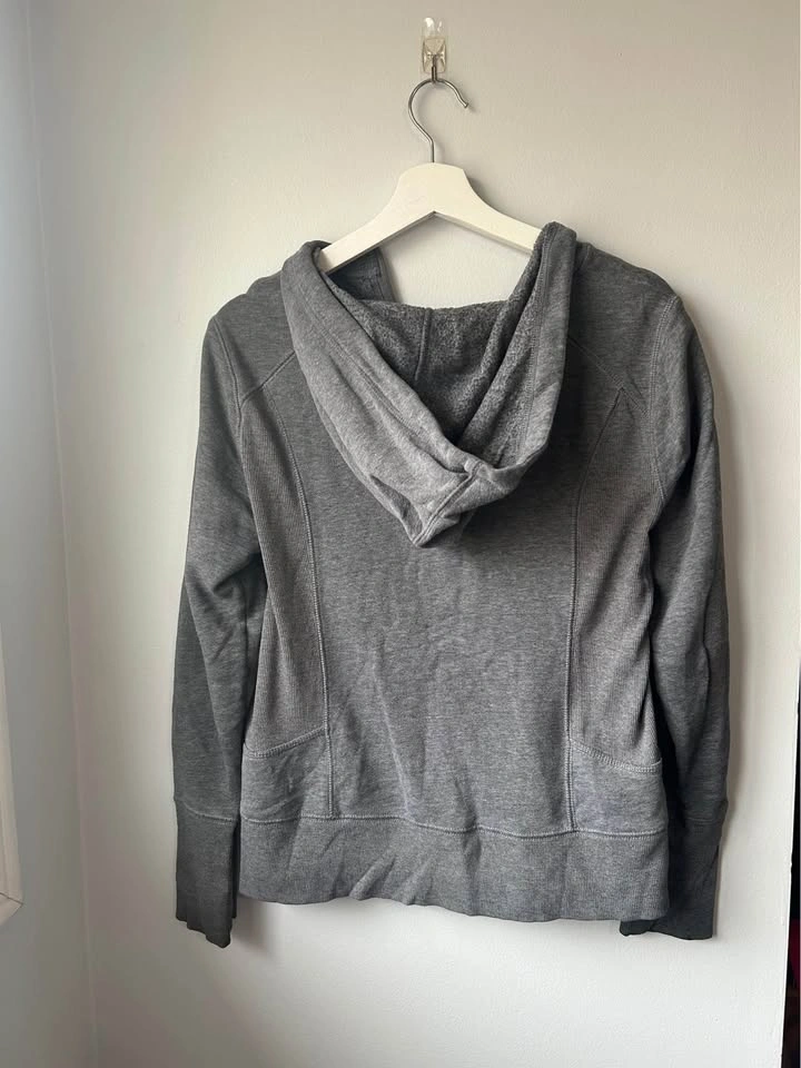 Grey Full-Zip Hoodie (M) - photo 4