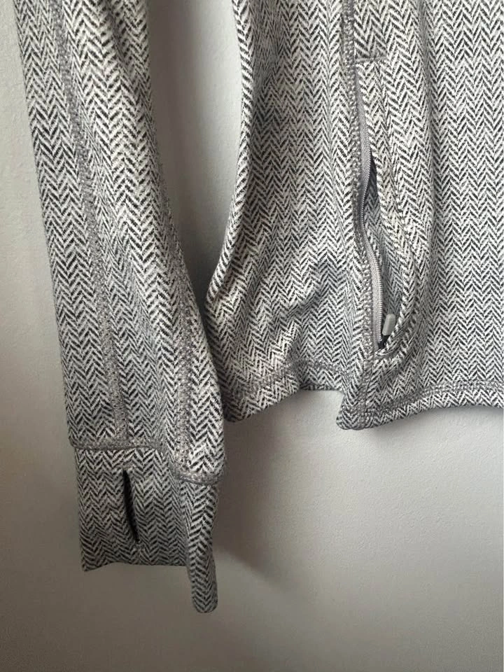 Old Navy Active Go-Dry Full-Zip Jacket L Herringbone - photo 4